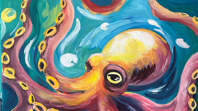 Image: Octopus Pint and Paint