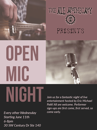 Image: Open Mic with Eric Michael Patti