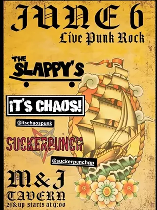 Image: Oregon Punk Rock w/ The Slappy's, ITSCHAOS and SuckerPunch!