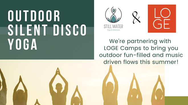 Image: Outdoor Silent Disco Yoga