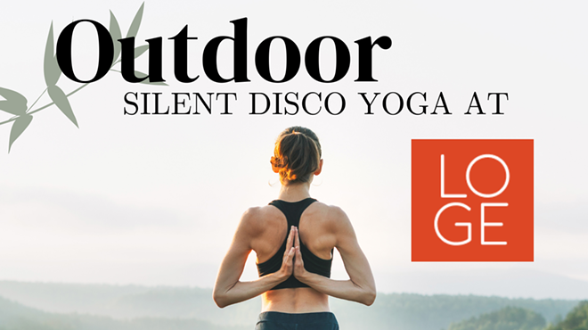 Image: Outdoor Silent Disco Yoga