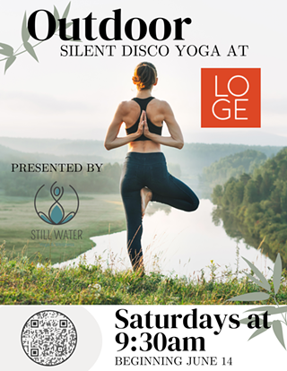 Image: Outdoor Silent Disco Yoga