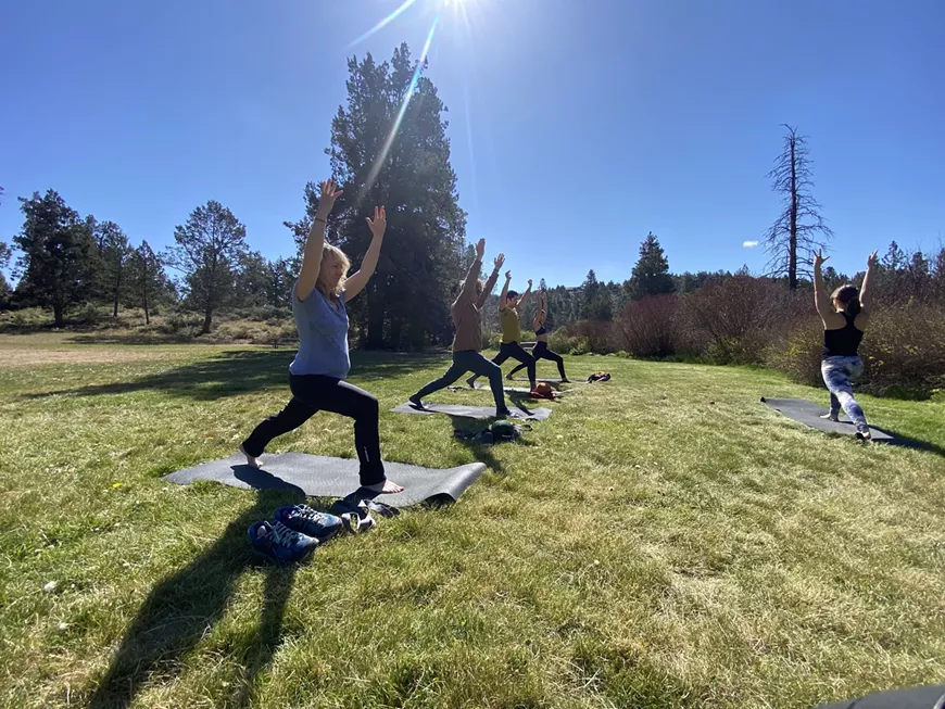 Outdoor Yoga Class
