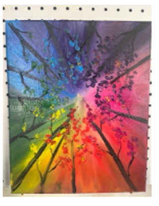 Image: Paint and Sip at Austin Mercantile