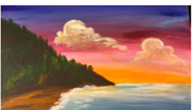 Image: Paint and Sip at Bevel Craft Brewing