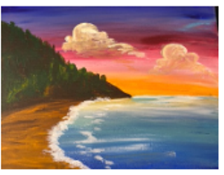 Image: Paint and Sip at Bevel Craft Brewing
