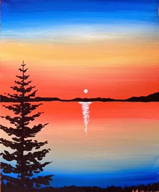 Image: Paint & Sip with Charis Art Studio