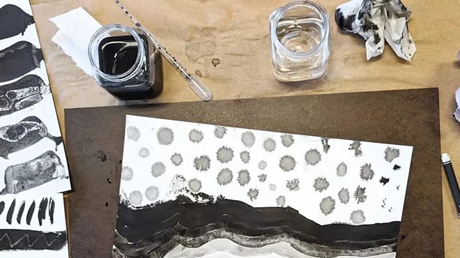Image: Painting with India Ink