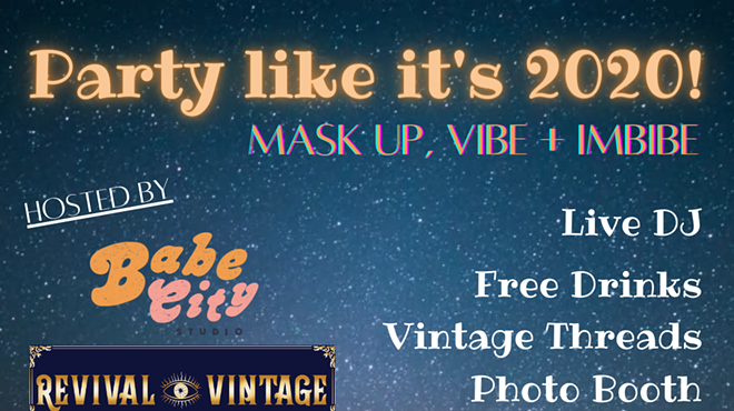 Image: Party Like It's 2020! Mask up + Vibe with Revival Vintage