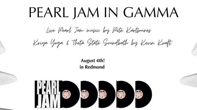 Image: Pearl Jam in Gamma. Live Pearl Jam Music & Sound Bath