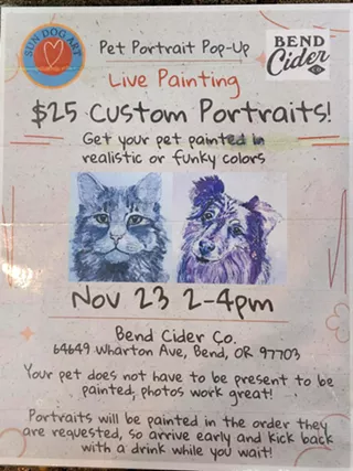 Image: Pet Portrait Pop-Up/Live Painting