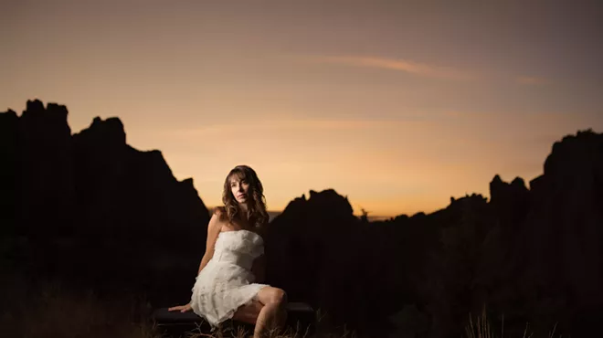 Image: Piano + Live Painting at Smith Rock