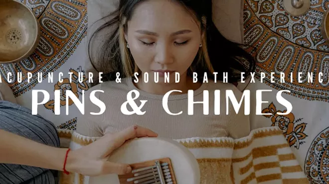 Image: Pins & Chimes (acupuncture and sound bath)