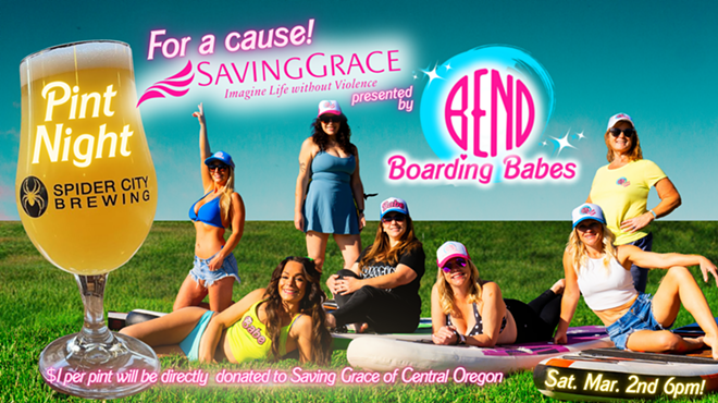 Pint Night for Saving Grace presented by Bend Boarding Babes