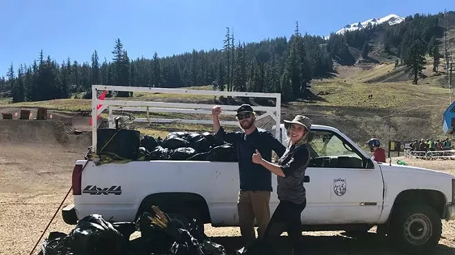 Image: Play Forever Mt. Bachelor Clean Up