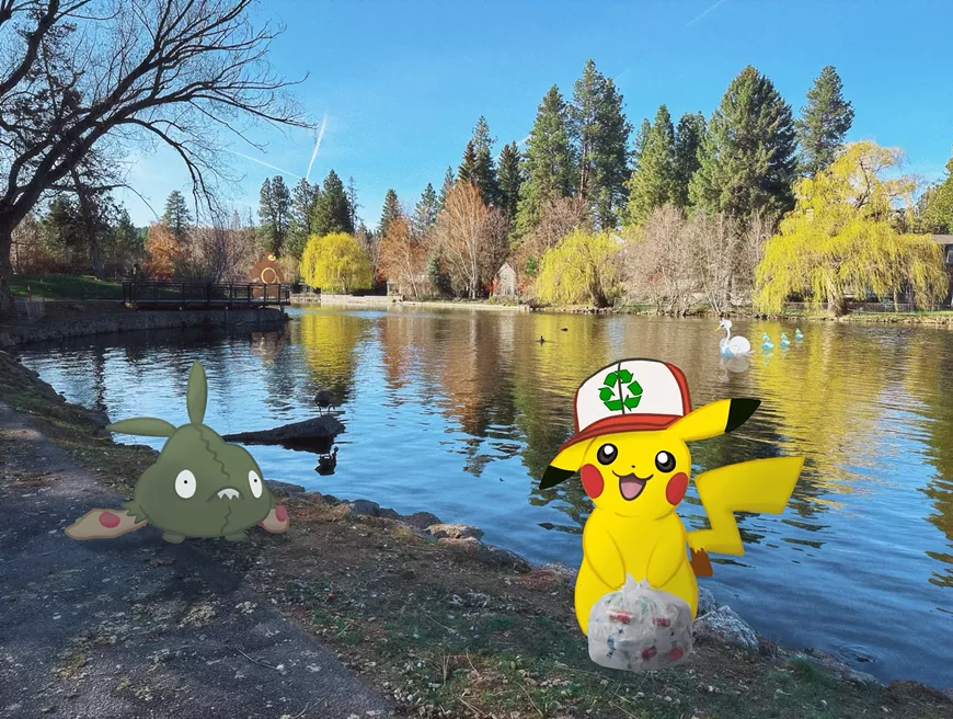 Play PoGo and help keep Drake Park clean