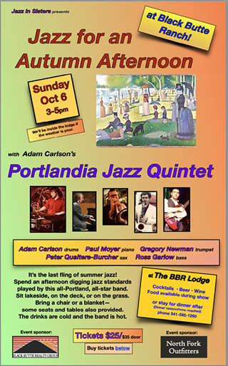 Image: Portlandia Jazz Quintet at Black Butte Ranch