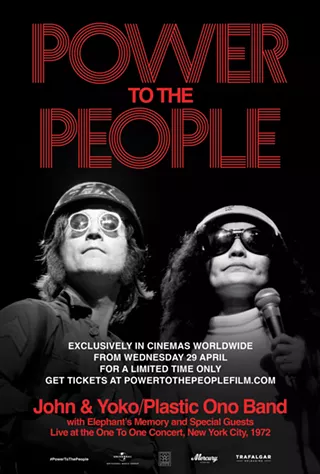 Image: Power to the People: John & Yoko Ono Live In NYC