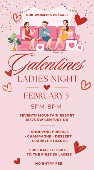 Image: Presale Shopping event & Galentines Ladies Night