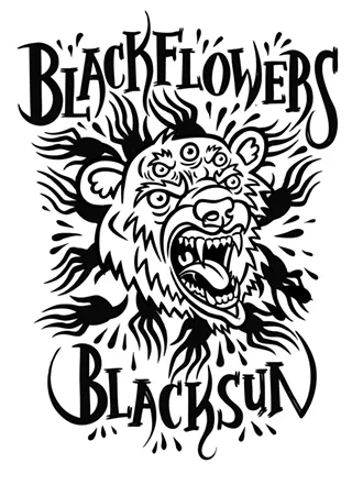 Image: Problem Stick with Blackflowers Blacksun