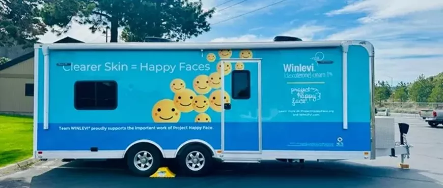 Project Happy Face mobile unit, sponsored by Sun Pharma