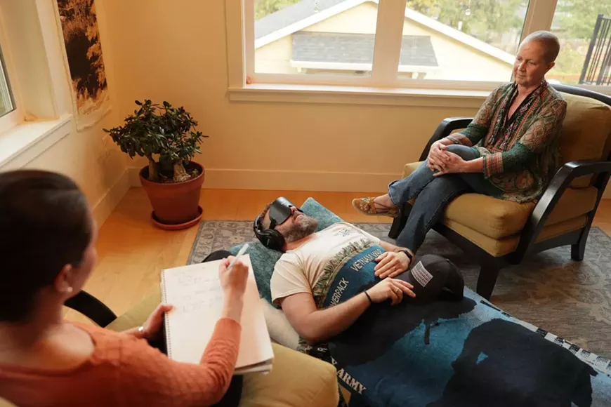 Psilocybin therapy serves veterans, people in end-of-life care, and those with mental health challenges.