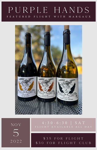 Image: Purple Hands Featured Flight