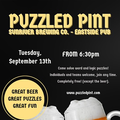 Come puzzle with us at Sunriver Brewing this Tuesday!