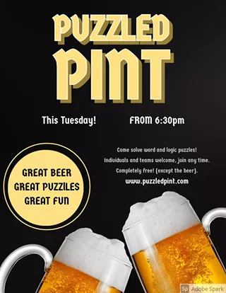 Image: Puzzled Pint