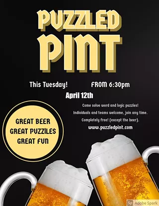 Image: Puzzled Pint