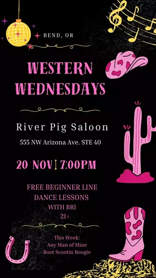 Image: RP WESTERN WEDNESDAYS - FREE Line Dancing