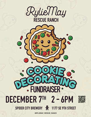 Image: RylieMay Rescue Ranch holiday cookie decorating event