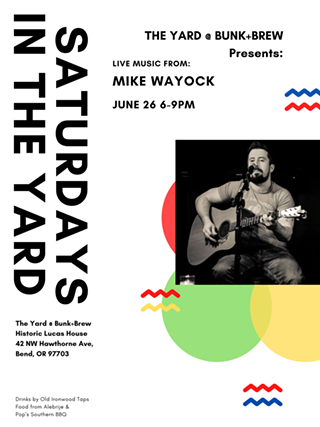 Image: Saturdays in The Yard with Mike Wayock