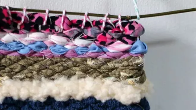 Image: Scrap Fabric Weaving Workshop
