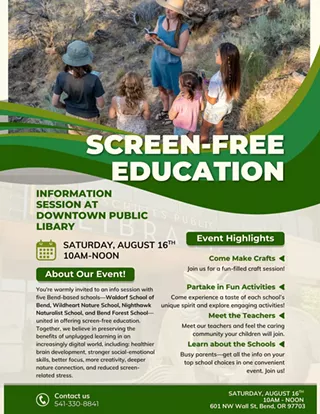 Image: Screen-Free Education