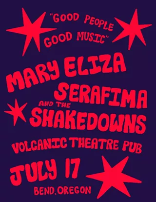 Image: Serafima and the Shakedowns w/ Mary Eliza
