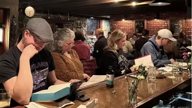 Image: Silent Book Club