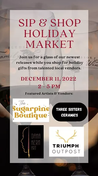 Image: Sip & Shop Holiday Market