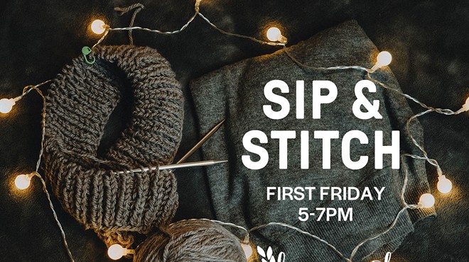 Sip & Stitch at Fancywork Yarn Shop