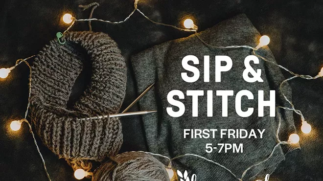 Image: Sip & Stitch at Fancywork Yarn Shop