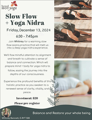 Image: Slow Flow + Yoga Nidra