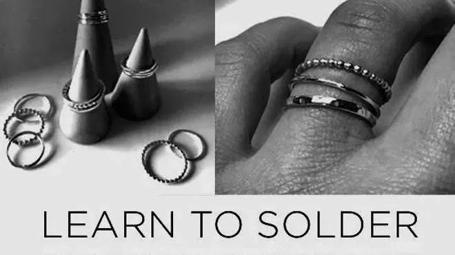 Image: Soldering Silver Stacked Rings Class