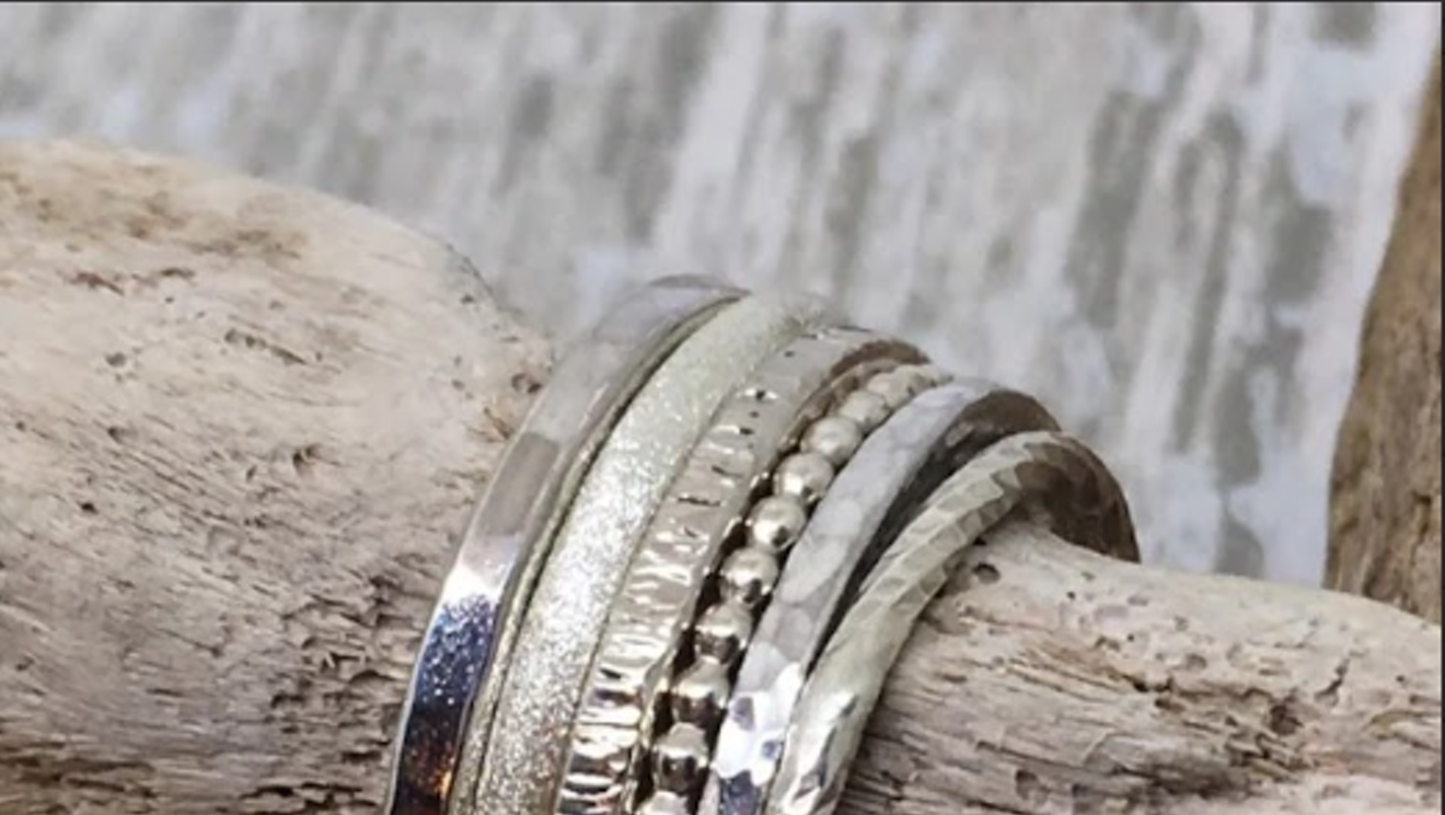 Soldering Silver Stacked Rings