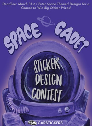 Space Cadet Sticker Design Contest