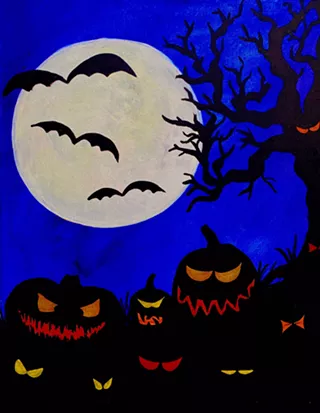 Image: Spooky Paint Night!