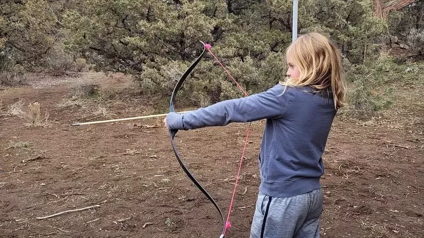 Archery at Nighthawk Naturalist School "No School Days"