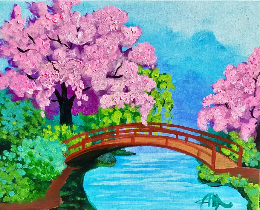Cherry Blossom Bridge