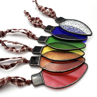 Image: Stained Glass Holiday Ornaments