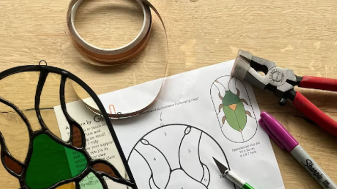 Image: Stained Glass Patten Making