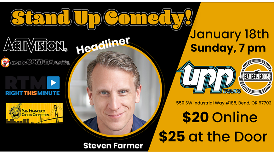 Comedian Steven Farmer: Live in Bend Oregon